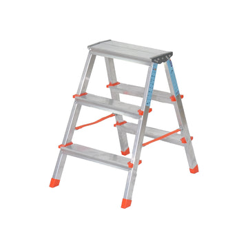 סולם אלומיניום  דו צדדי 3+3 שלבים SARAYLI