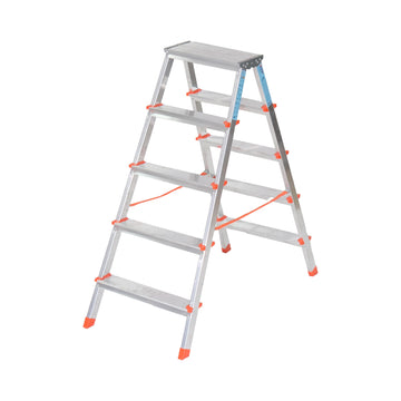 סולם אלומיניום  דו צדדי 5+5 שלבים SARAYLI
