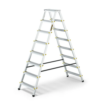 סולם אלומיניום דו צדדי 7 שלבים DRABEST