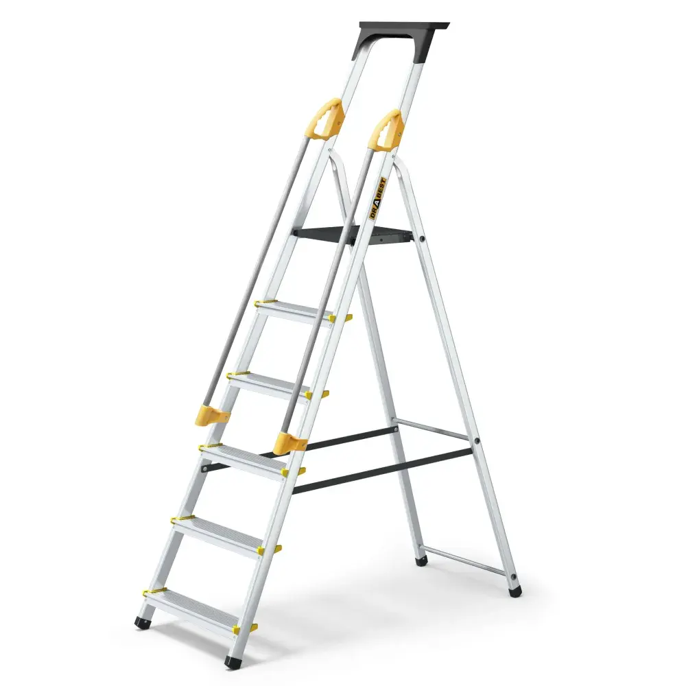 סולמות-שירות-עם-מאחז-יד א. עומר פתרונות לעבודה בגובה בע"מ