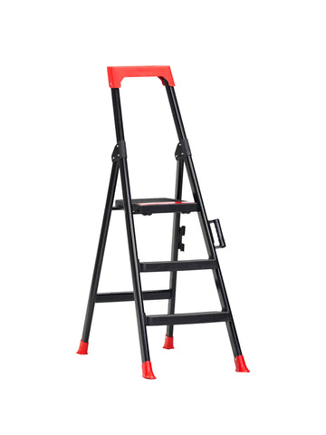 סולם מתכת 3 שלבים – עמיד, מתקפל ובטיחותי