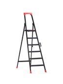 סולם מתכת 6 שלבים – עמיד, מתקפל ובטיחותי-1