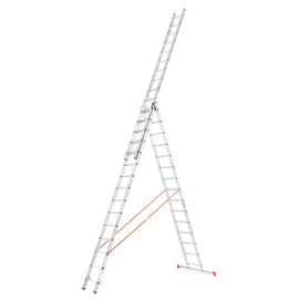 סולם ג' שחיל מקצועי רב שימושי מאלומיניום 3X15 שלבים Sarayli Sarayli