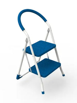 סולם ביתי דו-שלבי עם ידית עליונה – עיצוב צבעוני, בטיחות ונוחות Sarayli