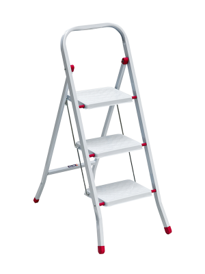 סולם ביתי ממתכת 3 שלבים