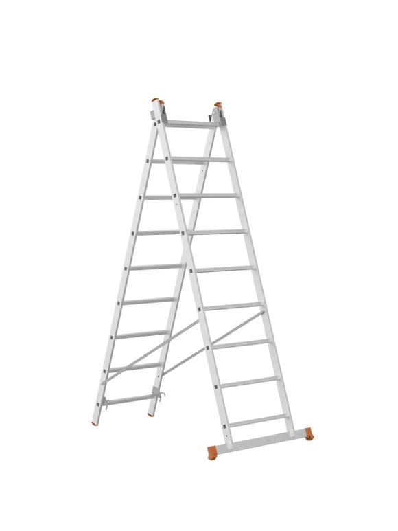 פיגום אלומיניום נייד רב-שימושי – 3 ב-1 | גובה מדרך:1.852 מ׳ | גובה עבודה: עד 3.852 מ׳ (כולל אדם) | פטנט ייחודי