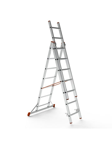 סולם ג' שחיל מקצועי רב שימושי מאלומיניום 3X7 שלבים Sarayli