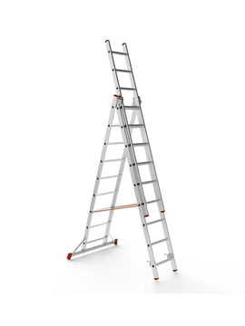 סולם ג' שחיל מקצועי רב שימושי מאלומיניום 3X9 שלבים Sarayli Sarayli