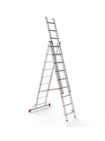סולם ג' שחיל מקצועי רב שימושי מאלומיניום 3X9 שלבים Sarayli