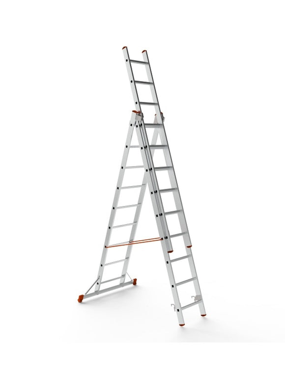 סולם ג' שחיל מקצועי רב שימושי מאלומיניום 3X9 שלבים Sarayli
