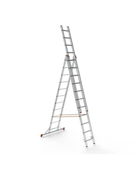 סולם ג' שחיל מקצועי רב שימושי מאלומיניום 3X11 שלבים Sarayli Sarayli
