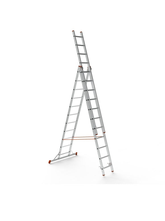 סולם ג' שחיל מקצועי רב שימושי מאלומיניום 3X11 שלבים Sarayli