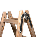 סולם עץ דו צדדי 4 שלבים DRABEST-3