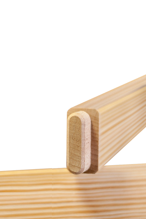 סולם עץ דו צדדי 4 שלבים DRABEST