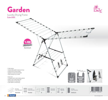 🧺 מתקן כביסה Garden – ייבוש קל ונוח, בדיוק כמו בגינה 🌿 - 0