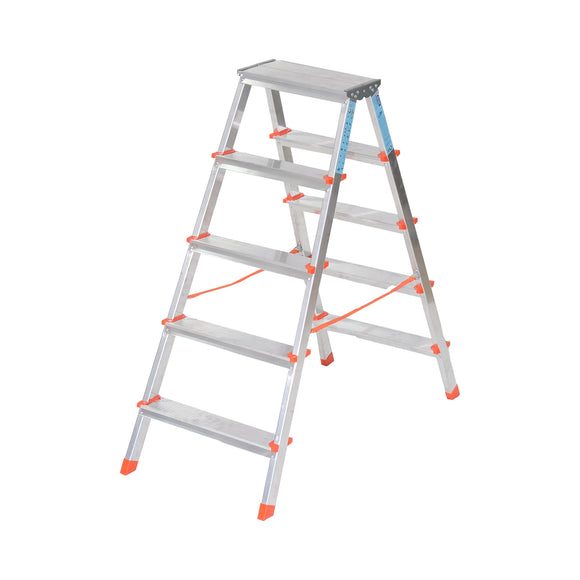 סולם אלומיניום  דו צדדי 5+5 שלבים SARAYLI