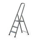 סולם מתכת ביתי 3 מדרגות 125 ק"ג Drabest