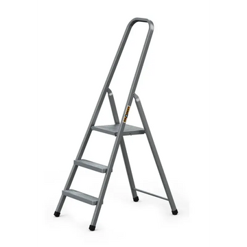 סולם מתכת ביתי 3 מדרגות 125 ק"ג Drabest