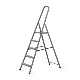 סולם מתכת ביתי 5 שלבים 125 ק"ג Drabest