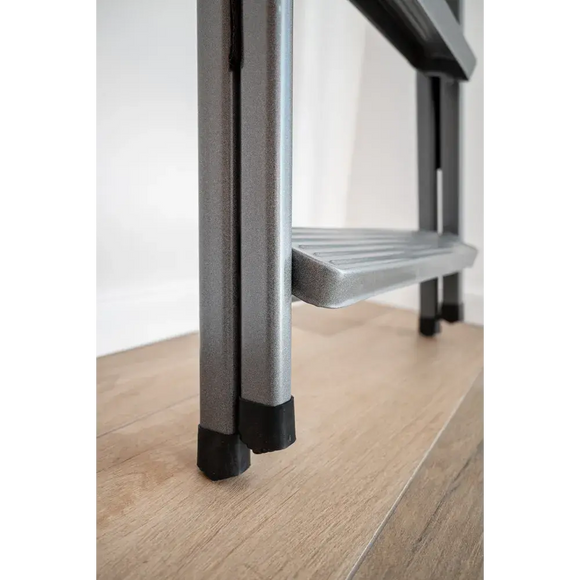 סולם מתכת ביתי 5 שלבים 125 ק"ג Drabest