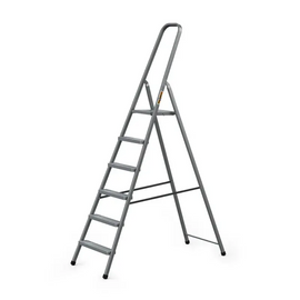 סולם מתכת ביתי 6 שלבים 125 ק"ג Drabest