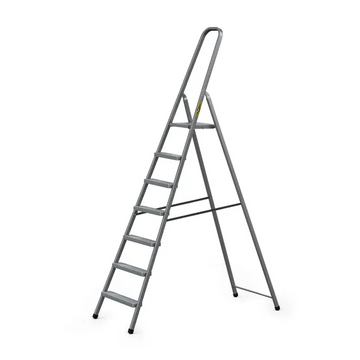 סולם מתכת ביתי 7 שלבים 125 ק"ג Drabest