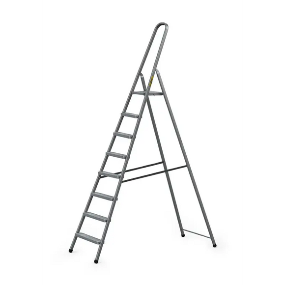 סולם מתכת ביתי 8 שלבים 125 ק"ג Drabest