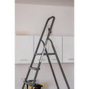 סולם מתכת ביתי 8 שלבים 125 ק"ג Drabest