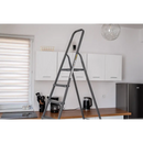 סולם מתכת ביתי 8 שלבים 125 ק"ג Drabest