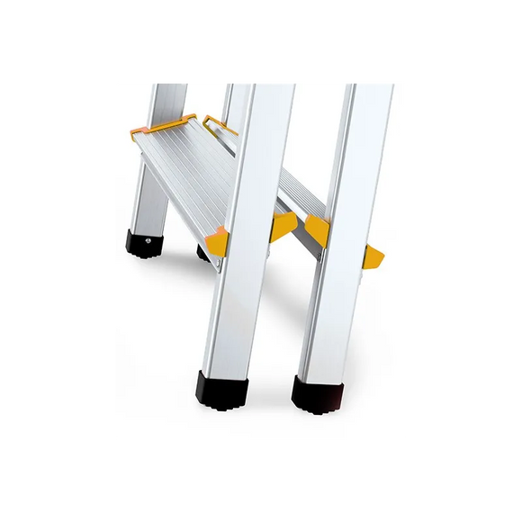 סולם אלומיניום דו צדדי 3 שלבים DRABEST