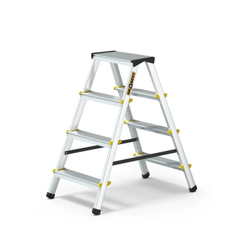 סולם אלומיניום דו צדדי 4 שלבים DRABEST