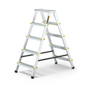 סולם אלומיניום דו צדדי 5 שלבים DRABEST-1