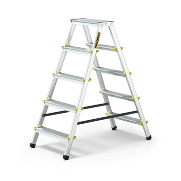 סולם אלומיניום דו צדדי 5 שלבים DRABEST