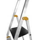 סולם אלומיניום פרמיום מקצועי 4 שלבים מדרגות רחבות DRABEST-10