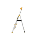 סולם אלומיניום פרמיום מקצועי 3 שלבים מדרגות רחבות DRABEST-10