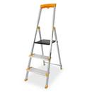 סולם אלומיניום פרמיום מקצועי 3 שלבים מדרגות רחבות DRABEST-3