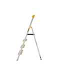 סולם אלומיניום פרמיום מקצועי 4 שלבים מדרגות רחבות DRABEST-6