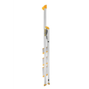 סולם אלומיניום פרמיום מקצועי 4 שלבים מדרגות רחבות DRABEST-11