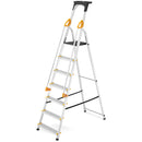 סולם אלומיניום 7 שלבים עם מאחז יד-2