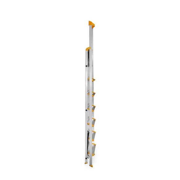 סולם אלומיניום פרמיום מקצועי 7 שלבים מדרגות רחבות DRABEST