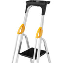 סולם אלומיניום 6 שלבים עם מאחז יד-8