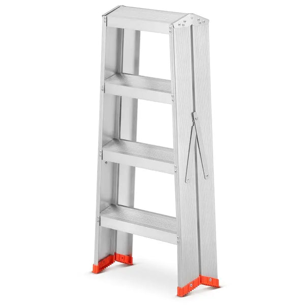 סולם אלומיניום מקצועי 4X4 – רחב, יציב ובנוי לעבודה רצינית Sarayli
