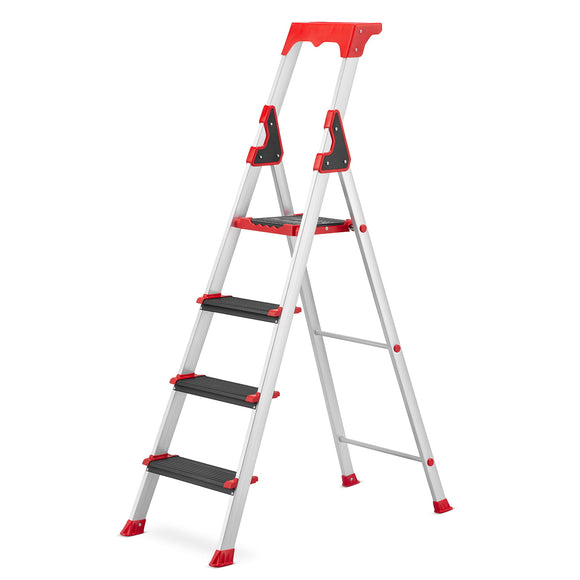 סולם שירות פרמיום מאלומיניום 4 שלבים