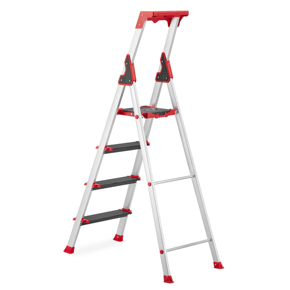 סולם שירות פרמיום מאלומיניום 4 שלבים