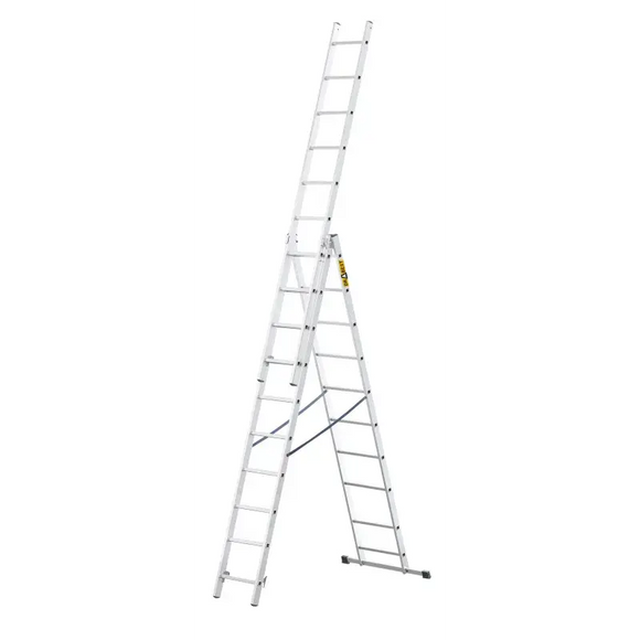 סולם ג' שחיל אלומיניום 3x10 שלבים לשימוש ביתי  DRABEST Home