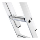 סולם ג' שחיל אלומיניום 3x11 שלבים לשימוש ביתי  DRABEST Home-10