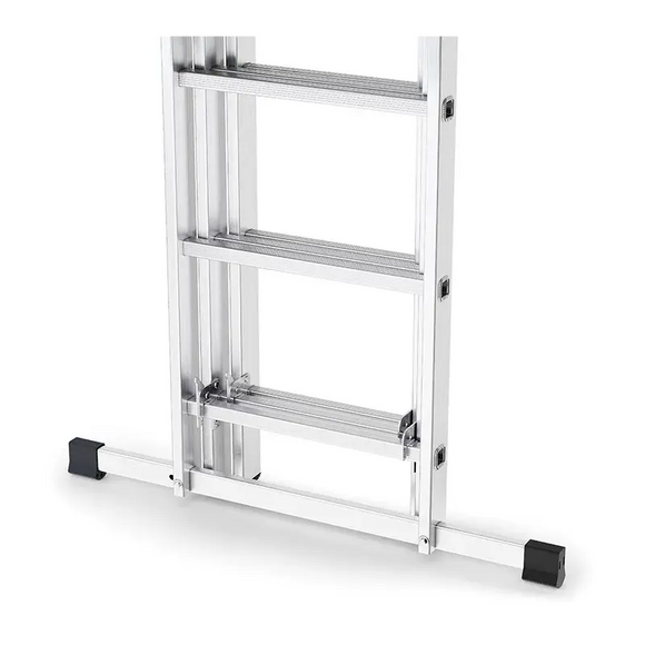סולם ג' שחיל אלומיניום 3x11 שלבים לשימוש ביתי  DRABEST Home