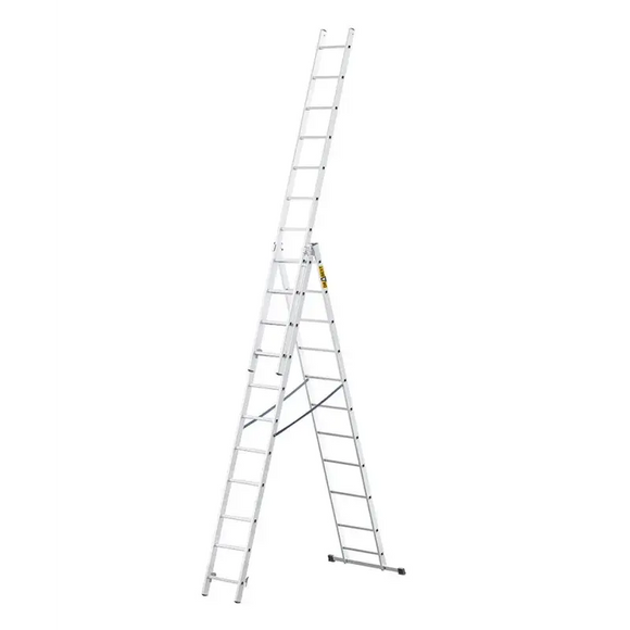 סולם ג' שחיל אלומיניום 3x11 שלבים לשימוש ביתי  DRABEST Home