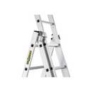 סולם ג' שחיל אלומיניום 3x9 שלבים לשימוש ביתי  DRABEST Home-5
