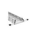סולם ג' שחיל אלומיניום 3x9 שלבים לשימוש ביתי  DRABEST Home-7